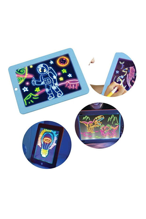 Interactive 3D tablet magic drawing board + accessories - 2