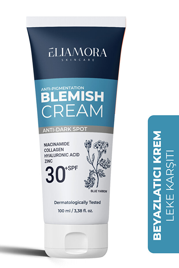 eliamora Cilt Beyazlatıcı Cilt Tonu Eşitleyici Leke Kremi Ton 30+Spf