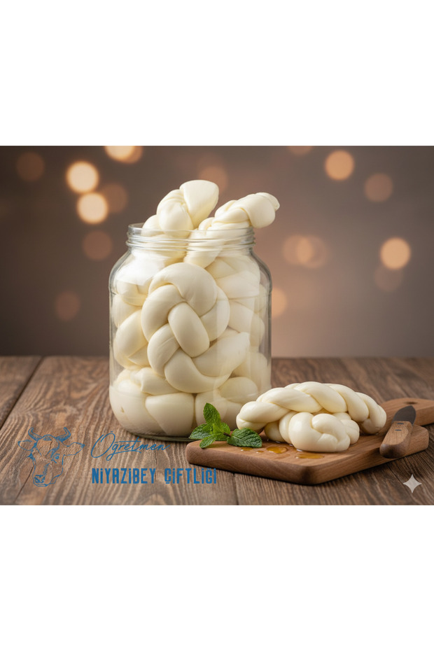Örgü Peyniri 1 Kg Bidon. Köy Sütü Muhteşem  Lezzeti Direkt Çiftlikten Eritme Örgülü Peynir Aracısız - 5