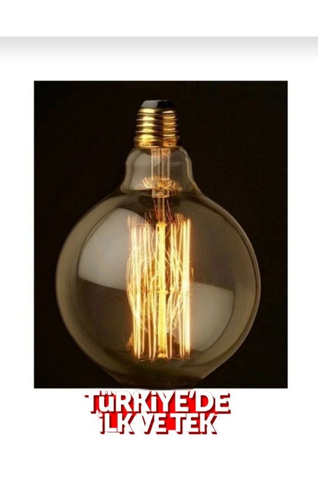 Rustik Ampül G95 Flemanli Model 40w Dekortatif Ampul Dış Mekana Uygun - 3