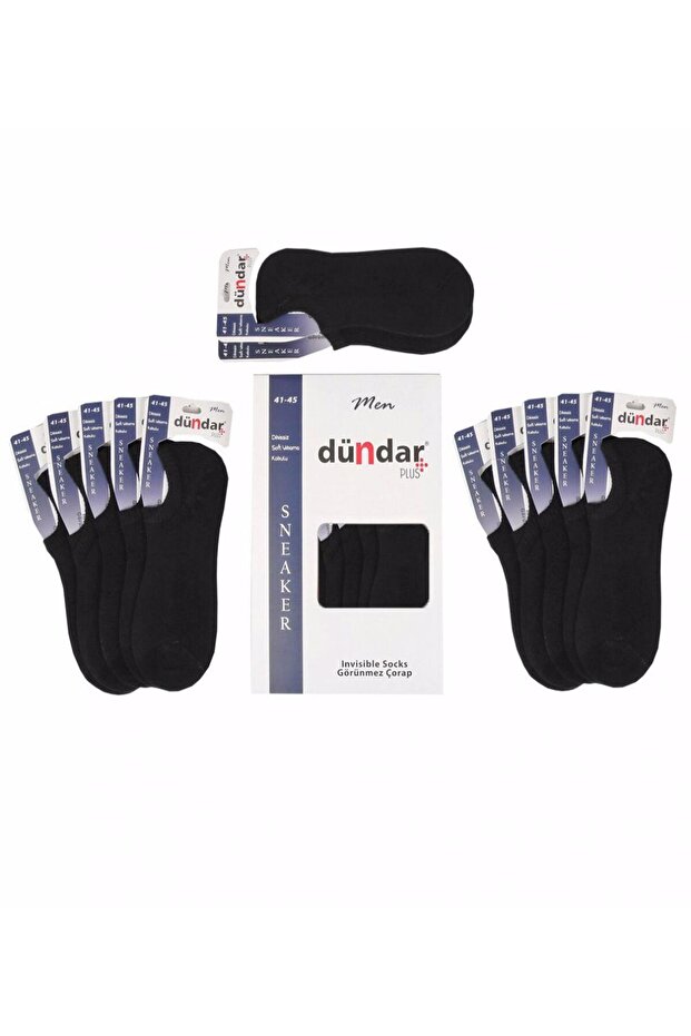 Men's Plus Sneaker Socks - 12 Pieces - 2