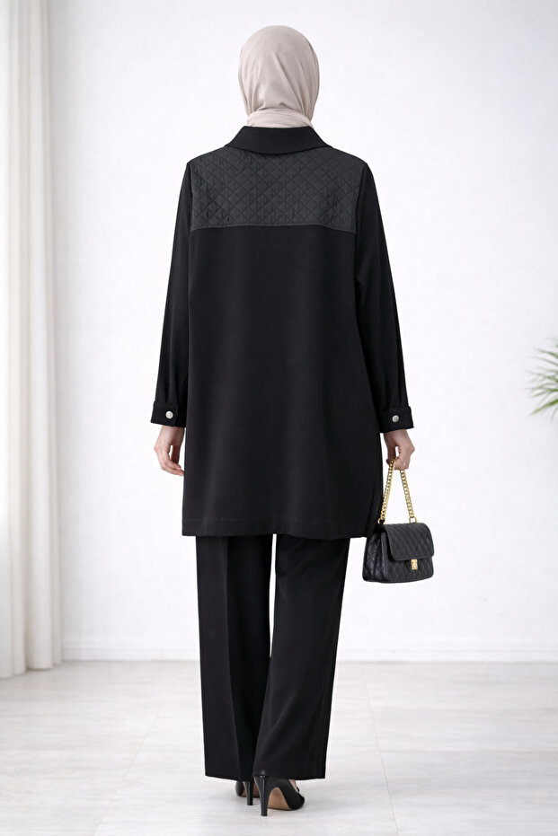 قبعة بسحاب منقوشة بالألماس - 3