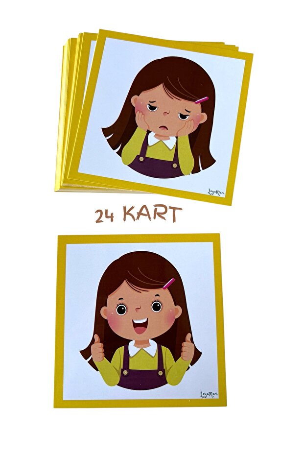 Duygular-Jest-Mimik Taklit Kartları - 1