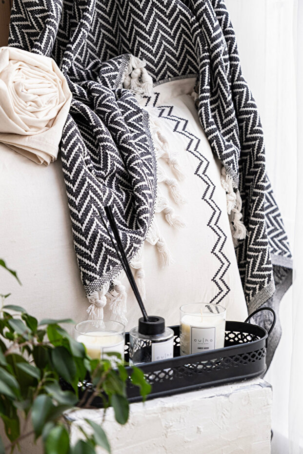 Luna Anthracite Bedspread - 6