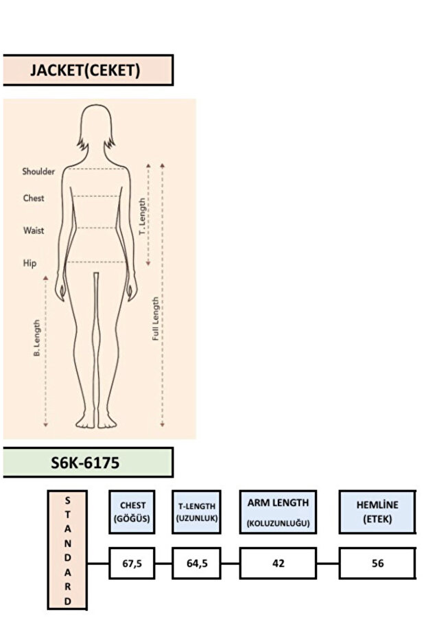 سترة قصيرة أساسية من الجلد المدبوغ بأزرار بيج 6176 - 7