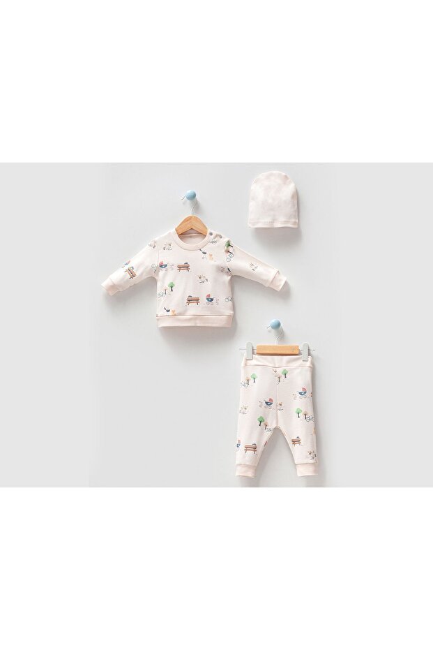 PICKNIC PRINTED SHOULDER BOOTS 2-PIECE SET - 1