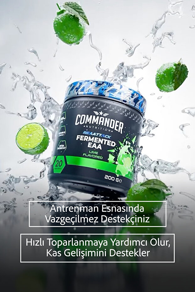 Fermente EAA Lime Aromalı 200g (20 Servis) - 4