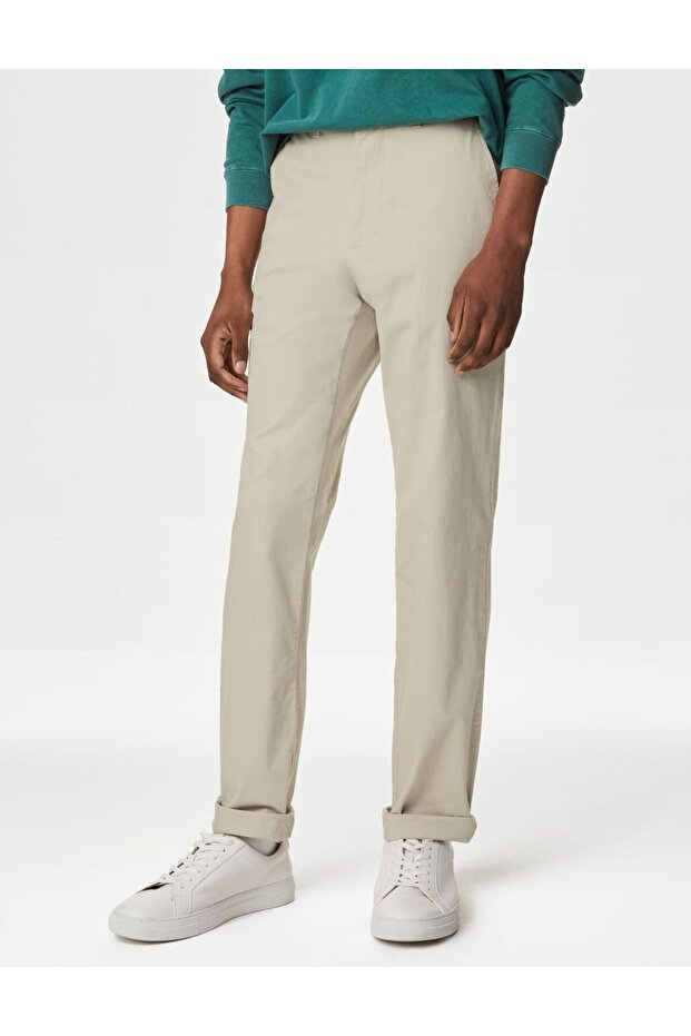 Regular Fit Chino Pantolon - 1