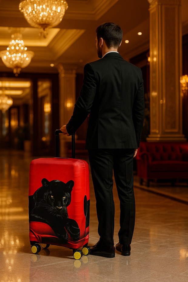 My Saraciye Luggage Cover Suitcase Protector (Jaguar 2)