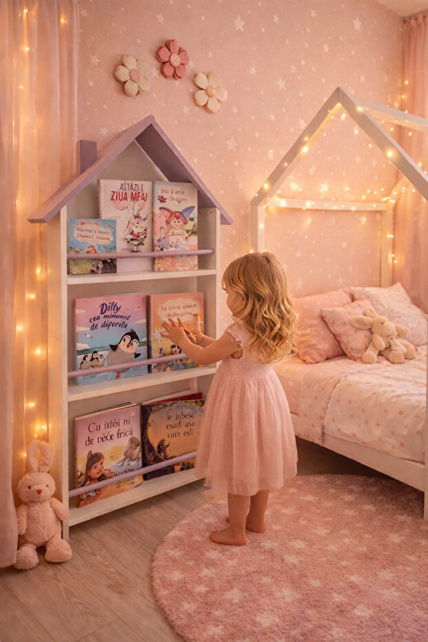 Bibliotecă tip casuță - 7