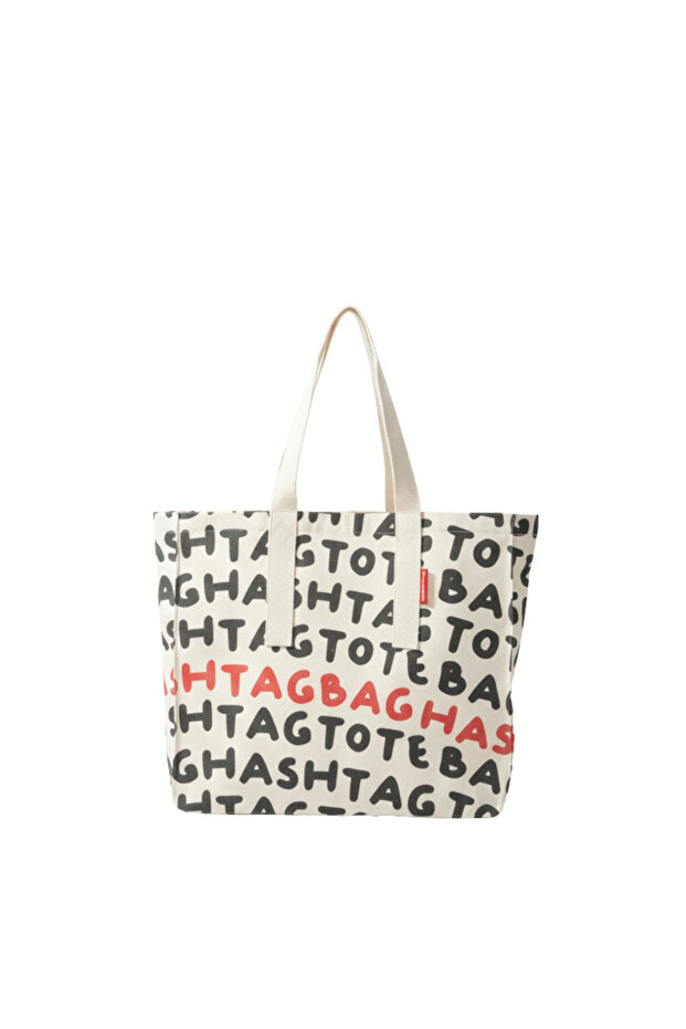 Tote Baskılı Bez Çanta - 1