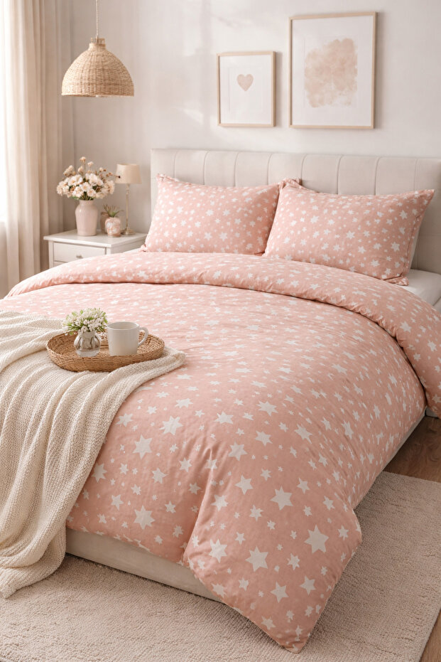 Double Patterned Duvet Cover Set (Without Sheets) - 1