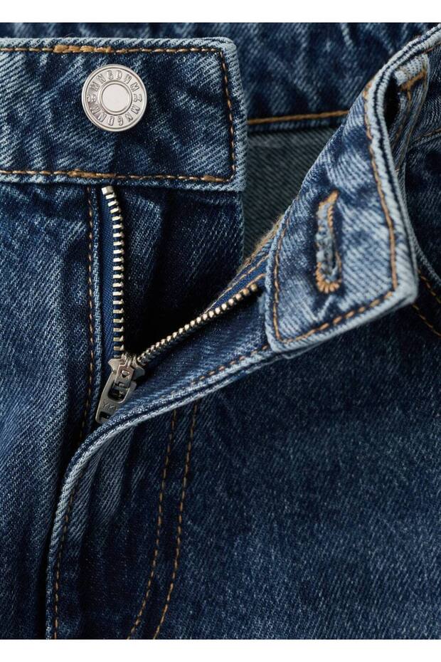 Düz kesim düşük bel jean - 6