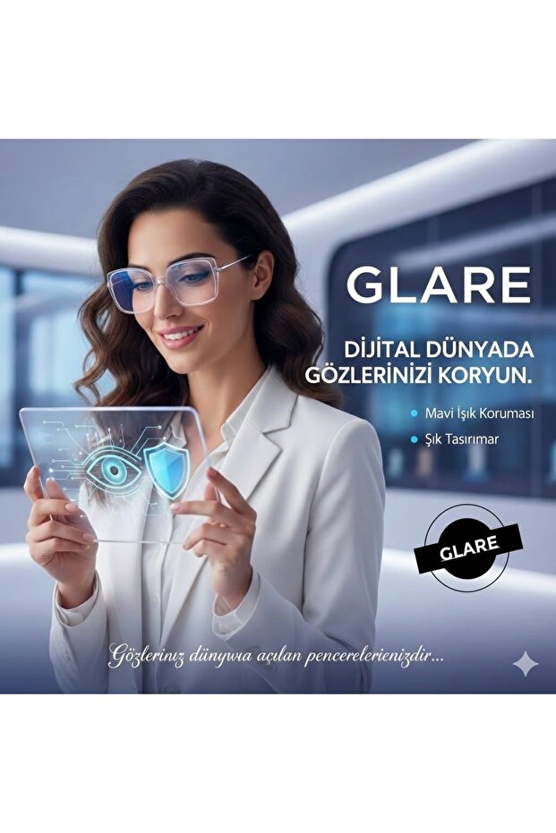 Mavi ışık korumalı gözlük - 8