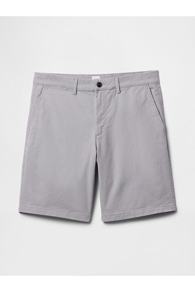 Erkek Siyah Essential Khaki Şort - 2