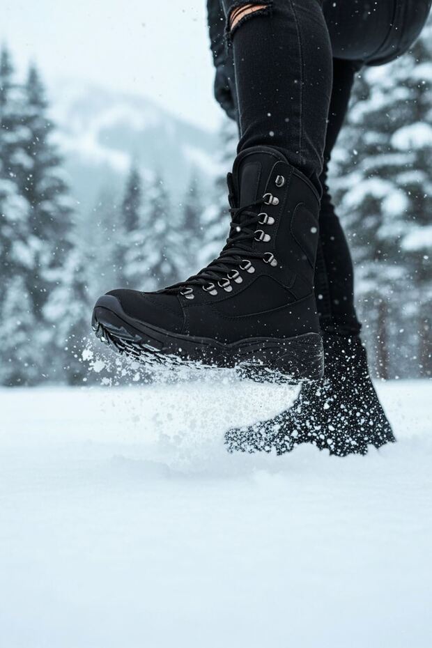 Siyah Füme Combat Bot - 1