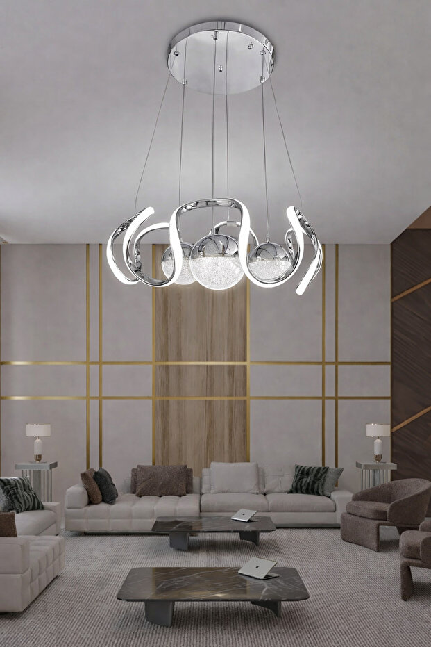 Arya Xl 3 Top Modern Sarıt Led Avize - 1