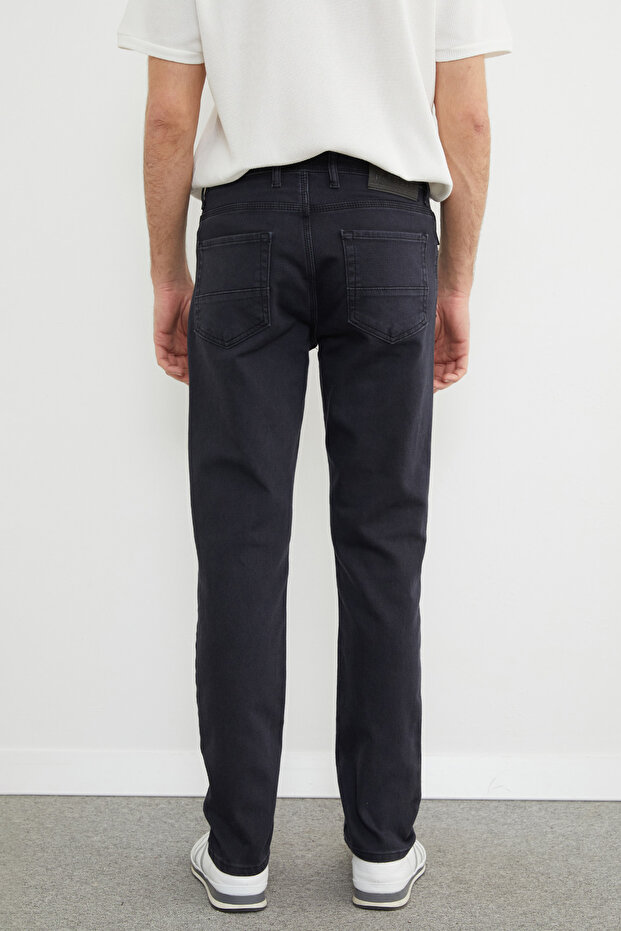 Düğmeli Regular Fit Jean - 7