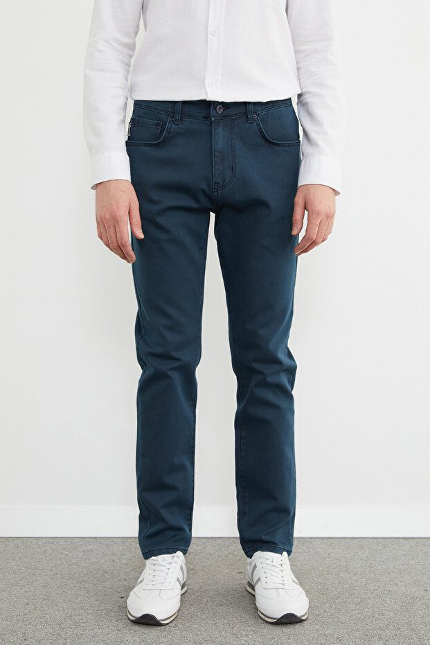 Düğmeli Regular Fit Jean - 6
