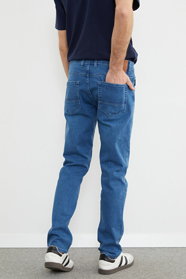 Regular Fit Normal Bel Jean - 8