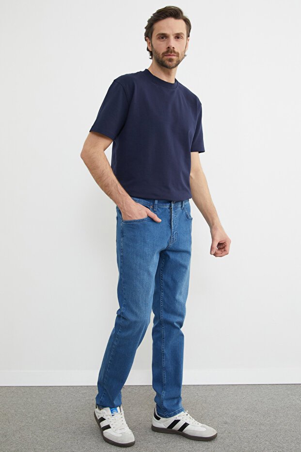 Regular Fit Normal Bel Jean - 1