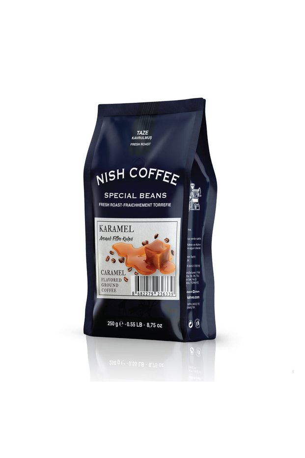 Nish Caramel Flavored Filter Coffee 250 Gr