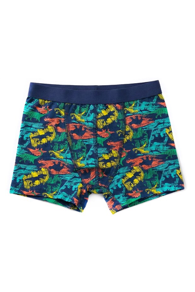 بوكسر للأولاد 3 قطع مطبوعة (96% قطن - 4% إيلاستين) - 5