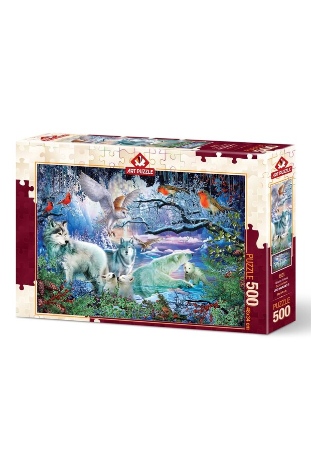 Buzul Ormanı 500 Parça Puzzle - 1