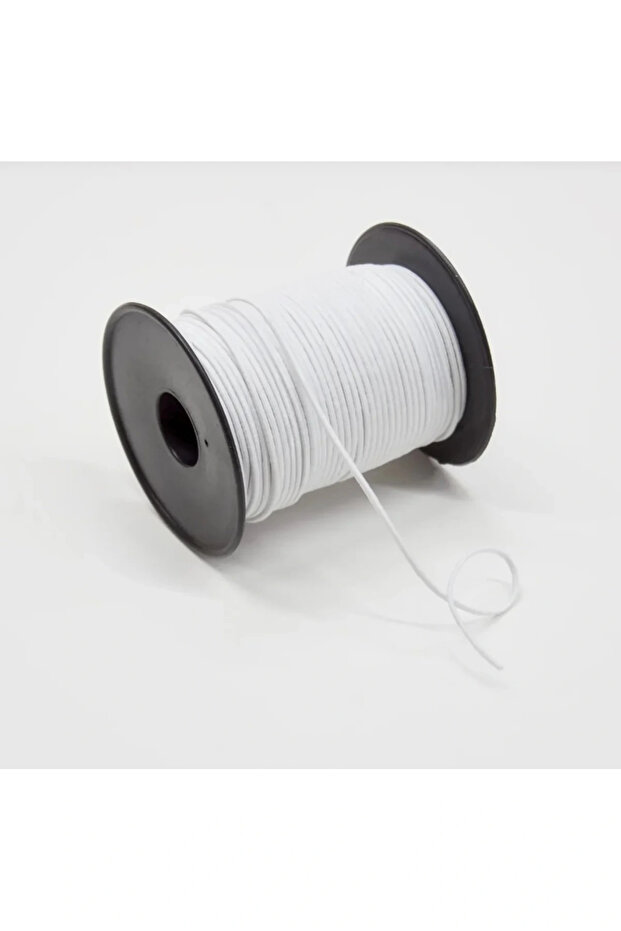 1.5 mm Rubber String White Color 20 Meters
