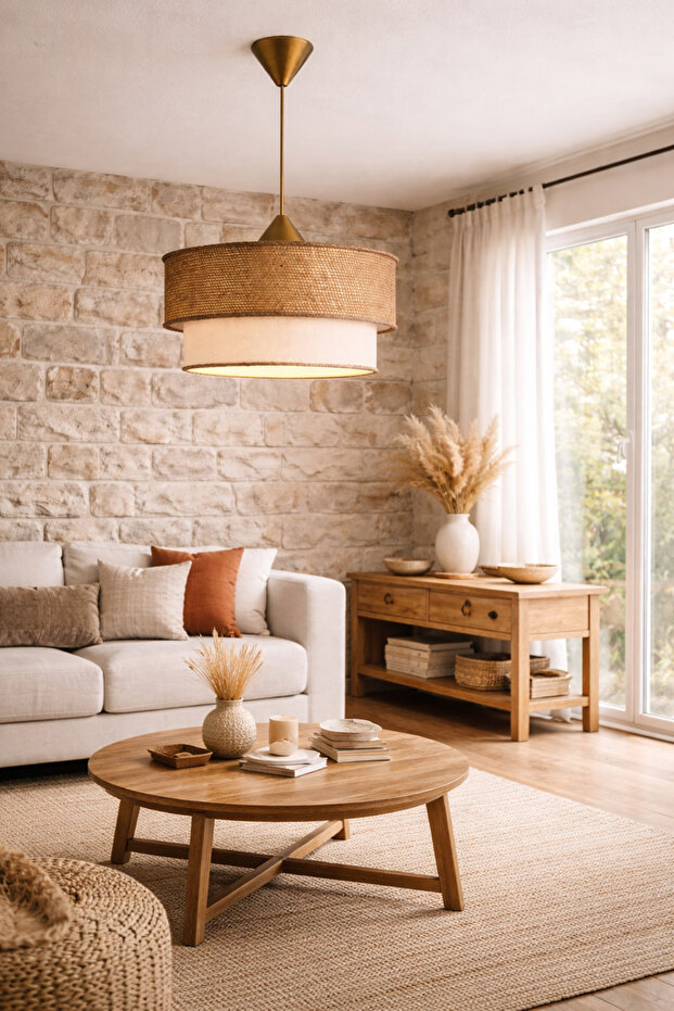 Redro Hasır Tekli Sarkıt Avize Eh02 - 3