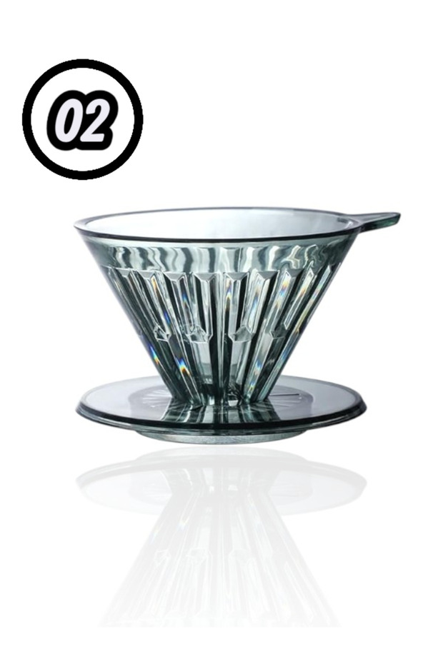 قمع ترشيح القهوة V60 كرستال تايمور - 1