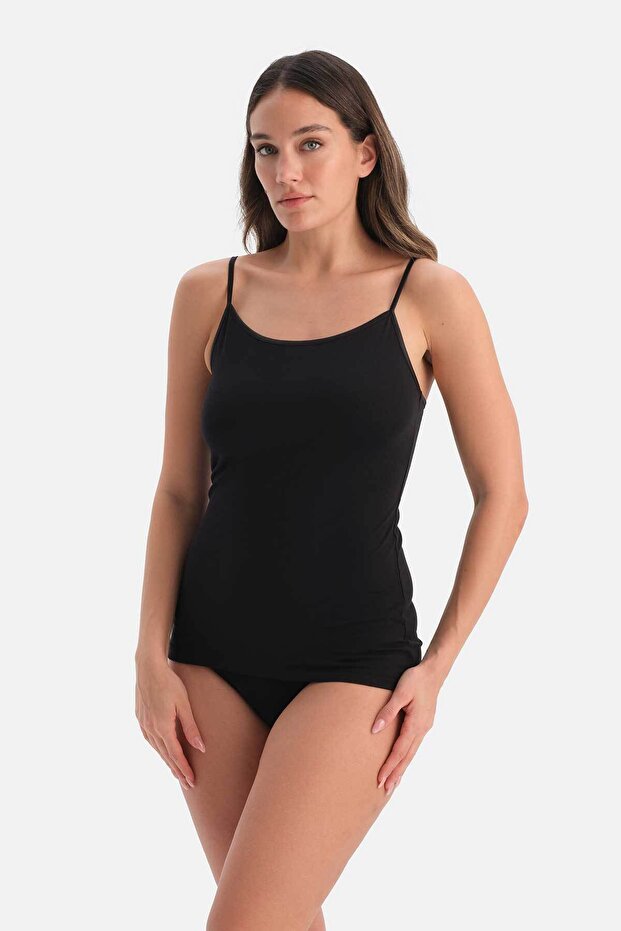 Siyah Askılı Atlet - 4