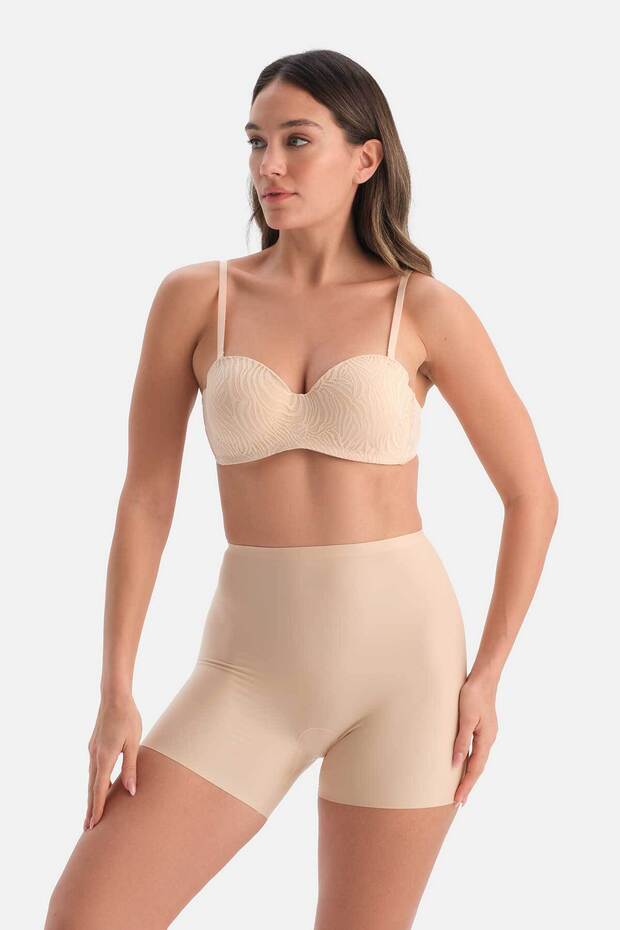 Ten 4041KC Lıght Şekillendirici Mıdı Şort - 4