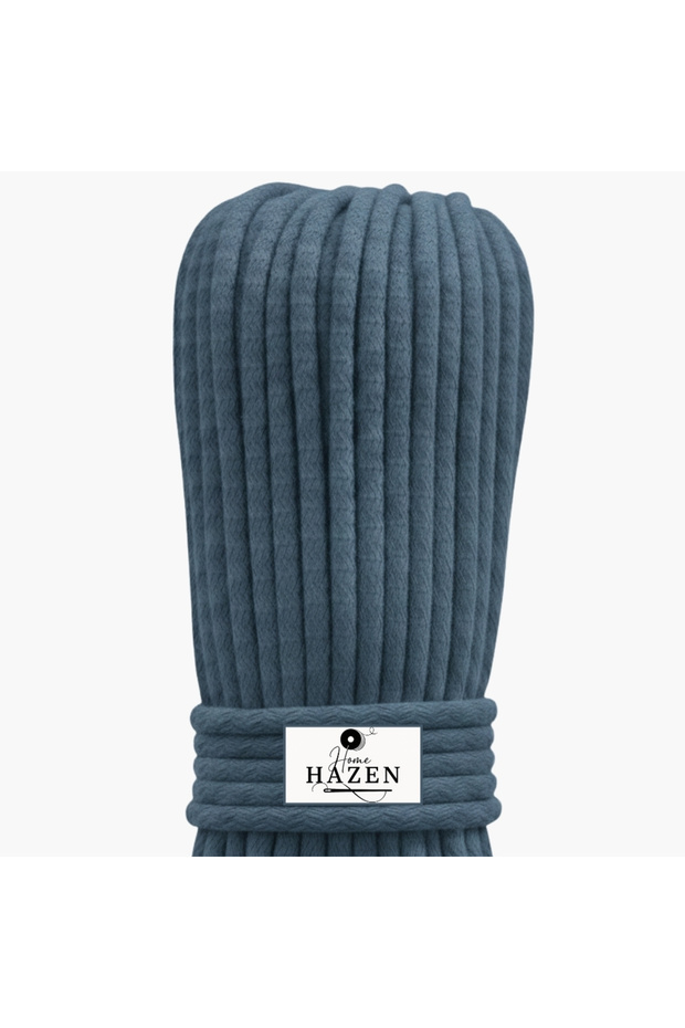 Cord Rope Cotton 4-5 mm 500 Gr 45-50 m Basket Bag Supla Rope - Indigo