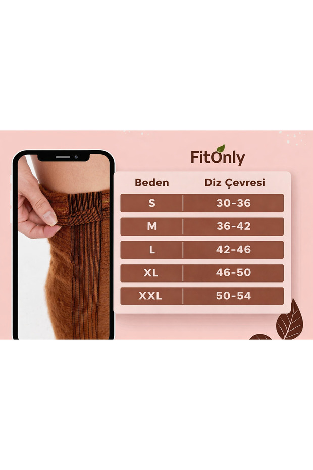 Uzun Termal Dizlik – Diz ve Baldır Kaplayan Kışlık Isıtıcı Koruyucu (Unisex) 1 Adet 2 Çift - 8