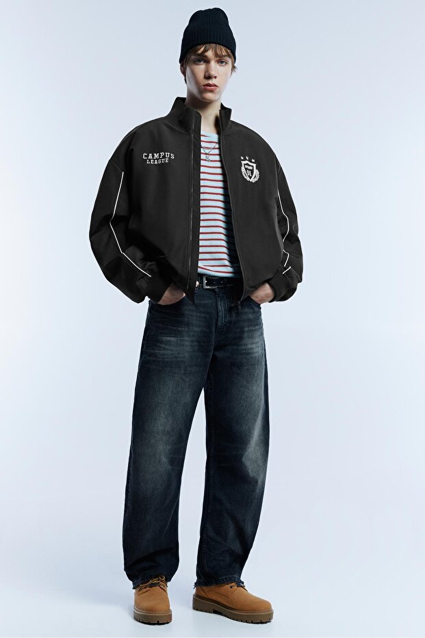 Düşük bel baggy jean - 1