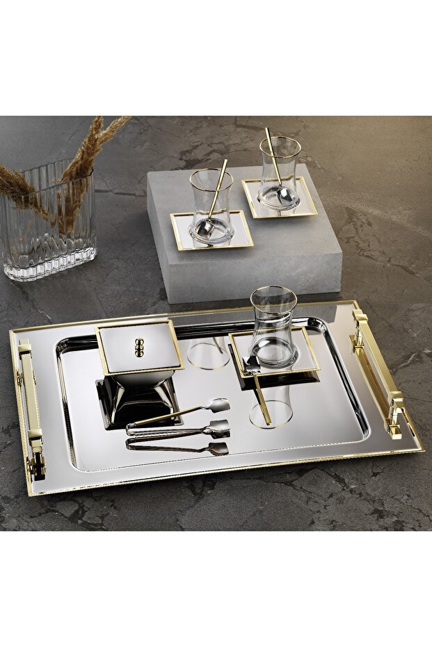 Siena Gold 40 Piece Tea Set 304 Quality