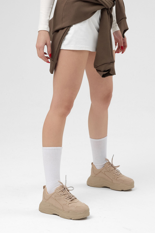 Női bézs sportcipő Bls-q - 2