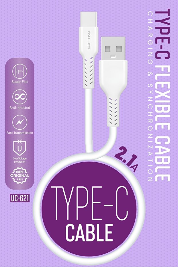 UC-621 USB-C USB Data Kablosu - 1