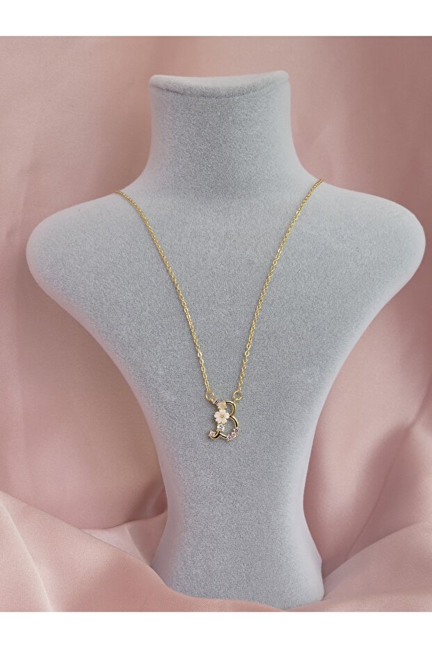 Çelik harf kolye - 5