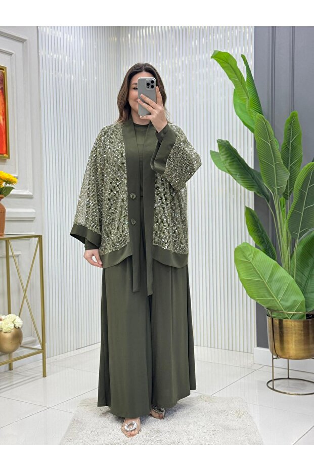 Pullu Üçlü Takım Sandy - 3