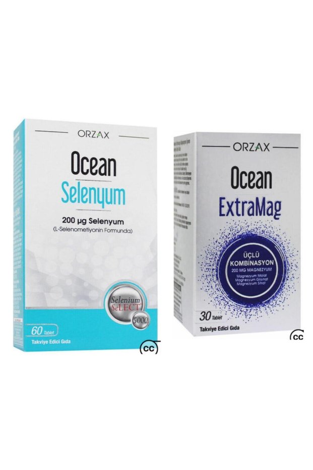 Selenium 200 Mcg 60 Tablets + Extramag Triple Combination 30 Tablets