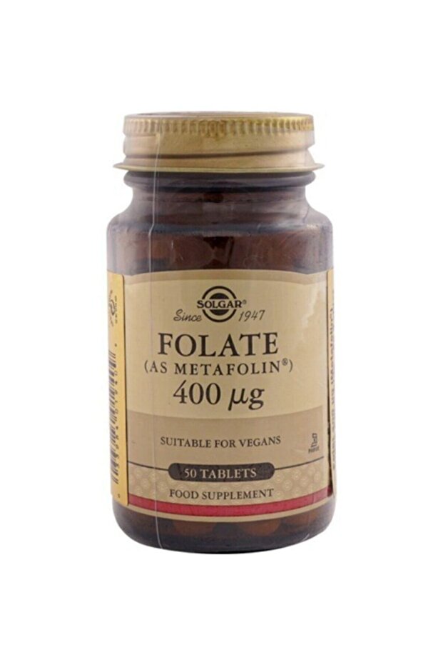 Folate (Metafolin) 400mcg 50 Tablet - 1