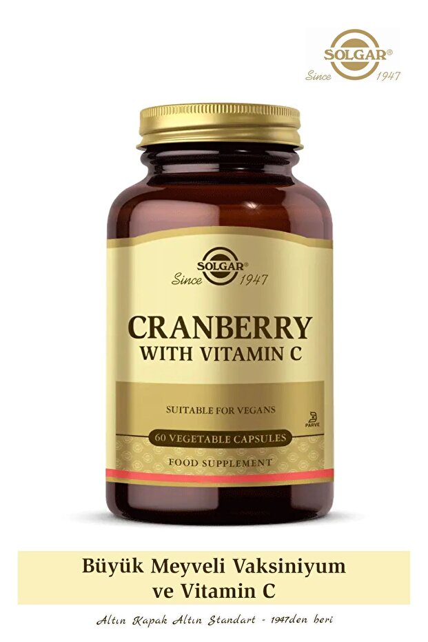 Cranberry With Vitamin C 60 Kapsül - 1