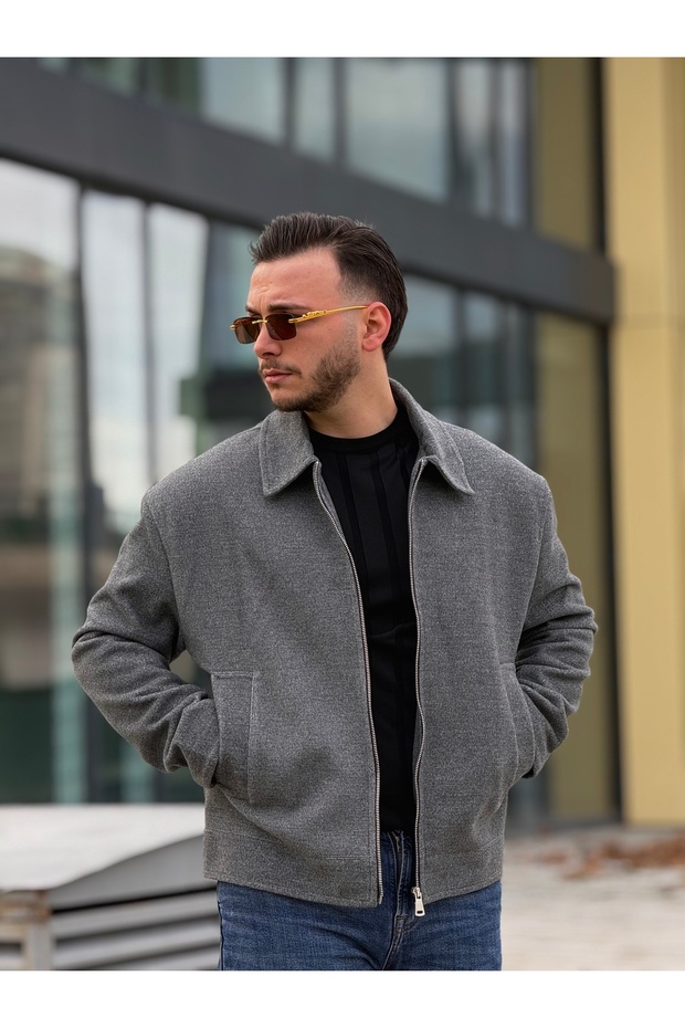 سترة كشمير رجالية - 1