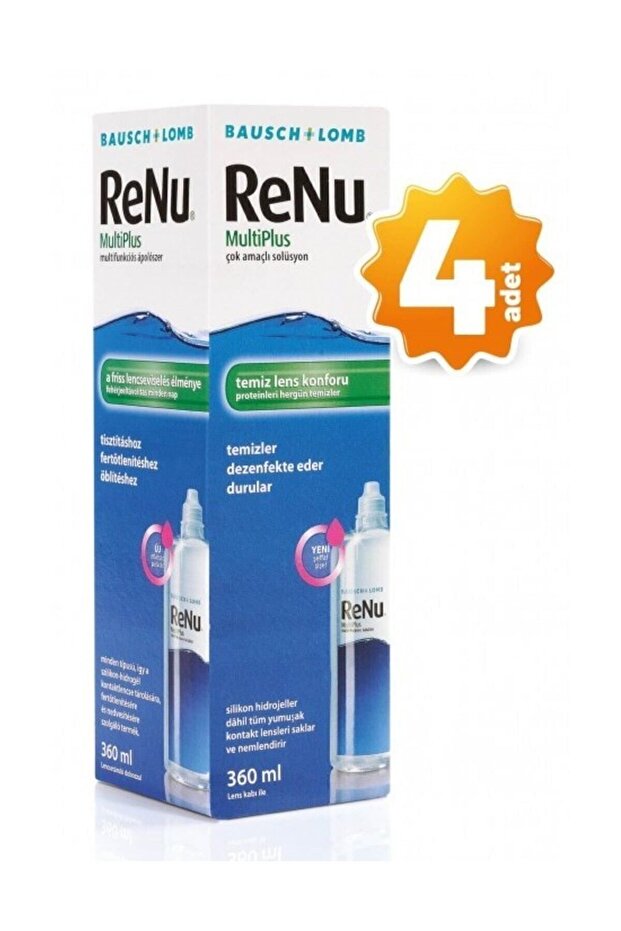 360 ml Lens Solüsyonu x 4 Adet - 1