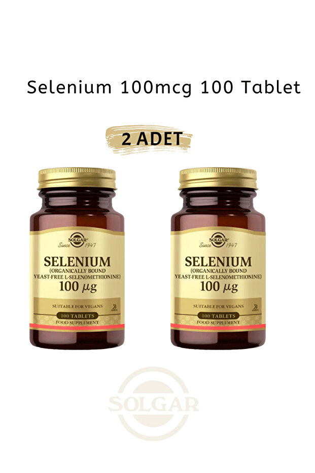 Selenium 100 mcg Selenyum 100 Tablet (2ADET) - 1