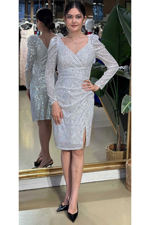 KISA ABİYE ELBİSE - 1