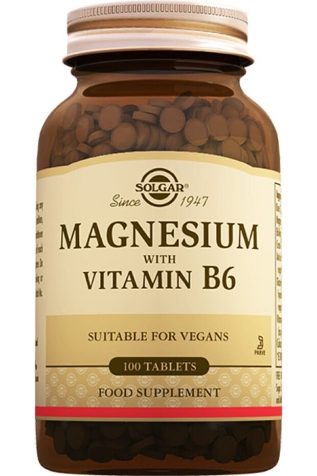 Gar Magnesium with Vitamin B6 100 Tablet Unflavored Colorful