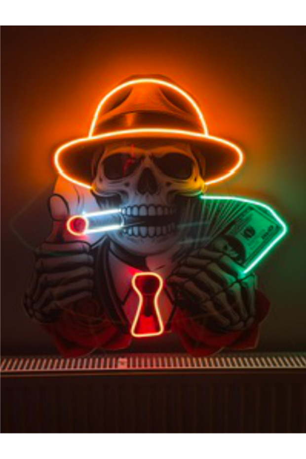 Neon Led Tabela Kuru Kafa Dekor - 5